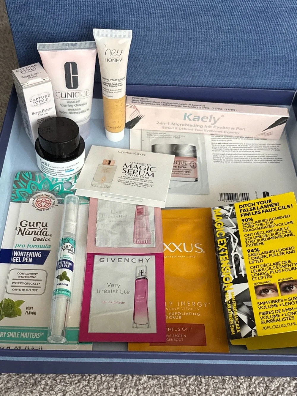 Beauty & Skincare Sample Lot Clinique Givenchy Charlotte Tilbury Hey Honey + Mor
